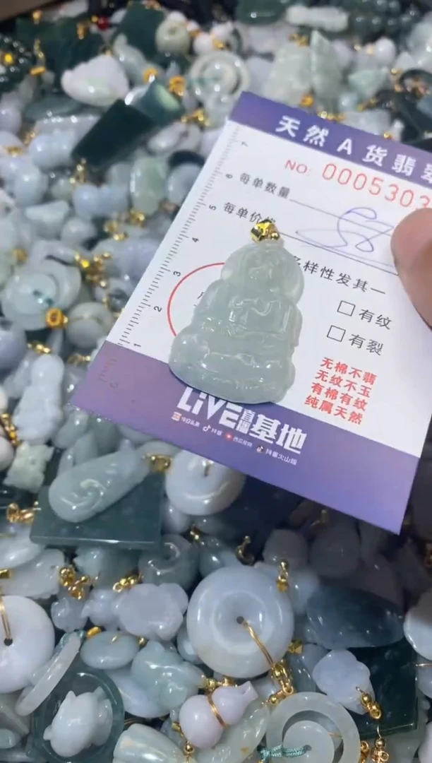 【闪购商品】翡翠颈饰未镶嵌00005303