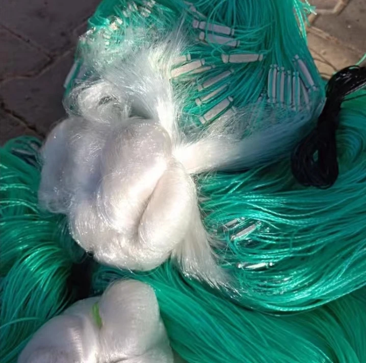 2条鲫鱼网三层底网鱼尾坠3指