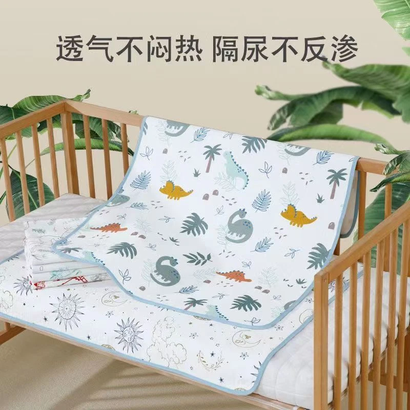 婴儿隔尿垫大尺寸宝宝防水纯棉儿童成人可水洗护理月经睡觉姨妈垫