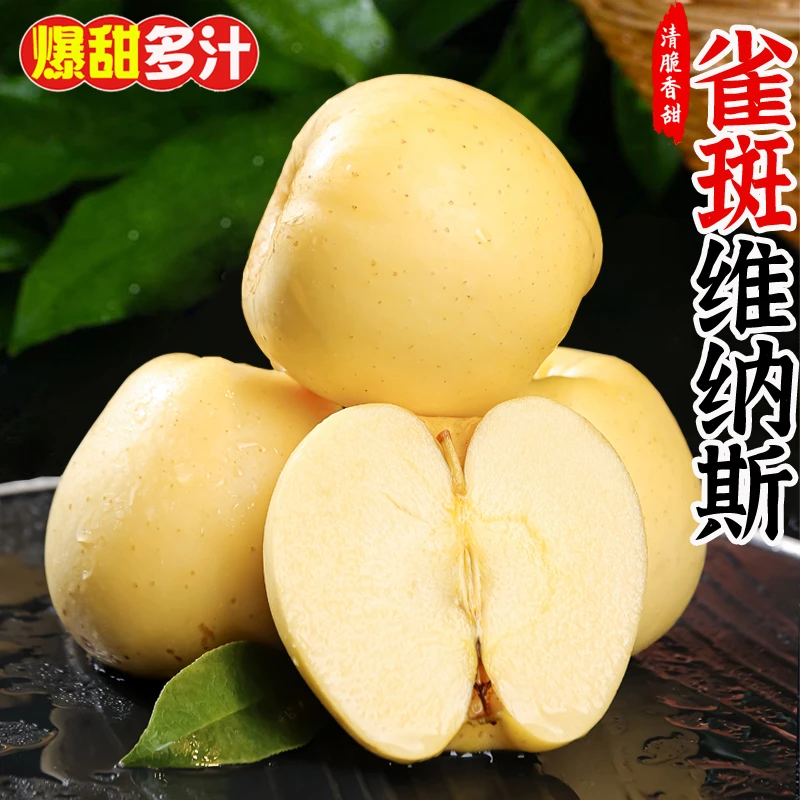 【脆甜多汁】正宗山东维纳斯现摘当季非奶油红富士丑苹果整箱水果