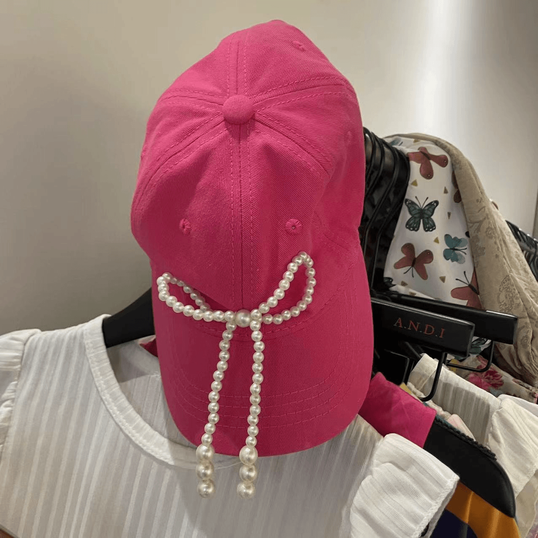 蝴蝶结休闲帽子