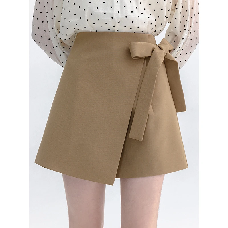 EGGKA【清清】设计感绑带休闲裤E24D5022ZQ