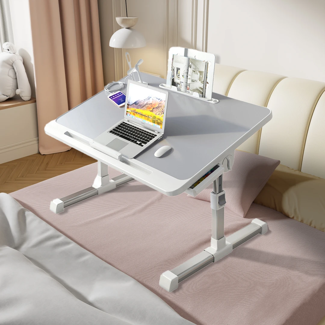 可折叠升降床上小桌子家用学习书桌简约卧室电脑飘窗学生小桌宿舍