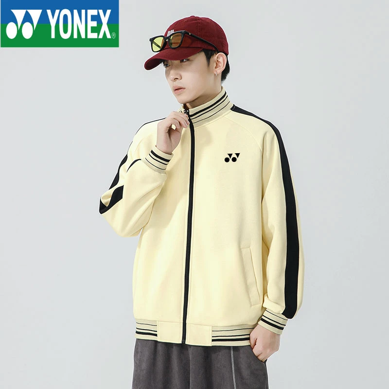 YY尤尼/克斯秋冬卫衣外套男士韩版休闲宽松秋季百搭立领上衣