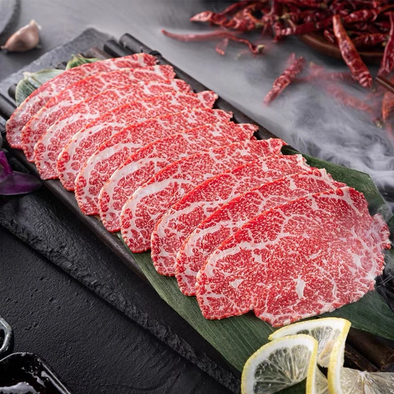 【火锅片】澳洲谷饲和牛M8-9眼肉盖火锅片400克