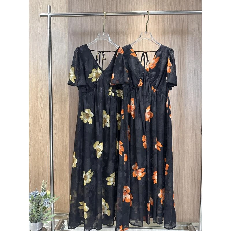 【妮妮专属】法式复古碎花吊带宽松连衣裙休闲D473