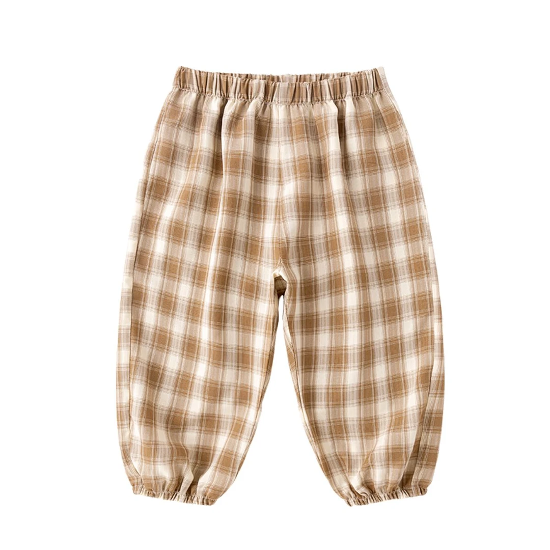 嘟嘟家宝宝裤子夏季薄男童长裤童装女童防蚊裤新款夏装儿童休闲裤