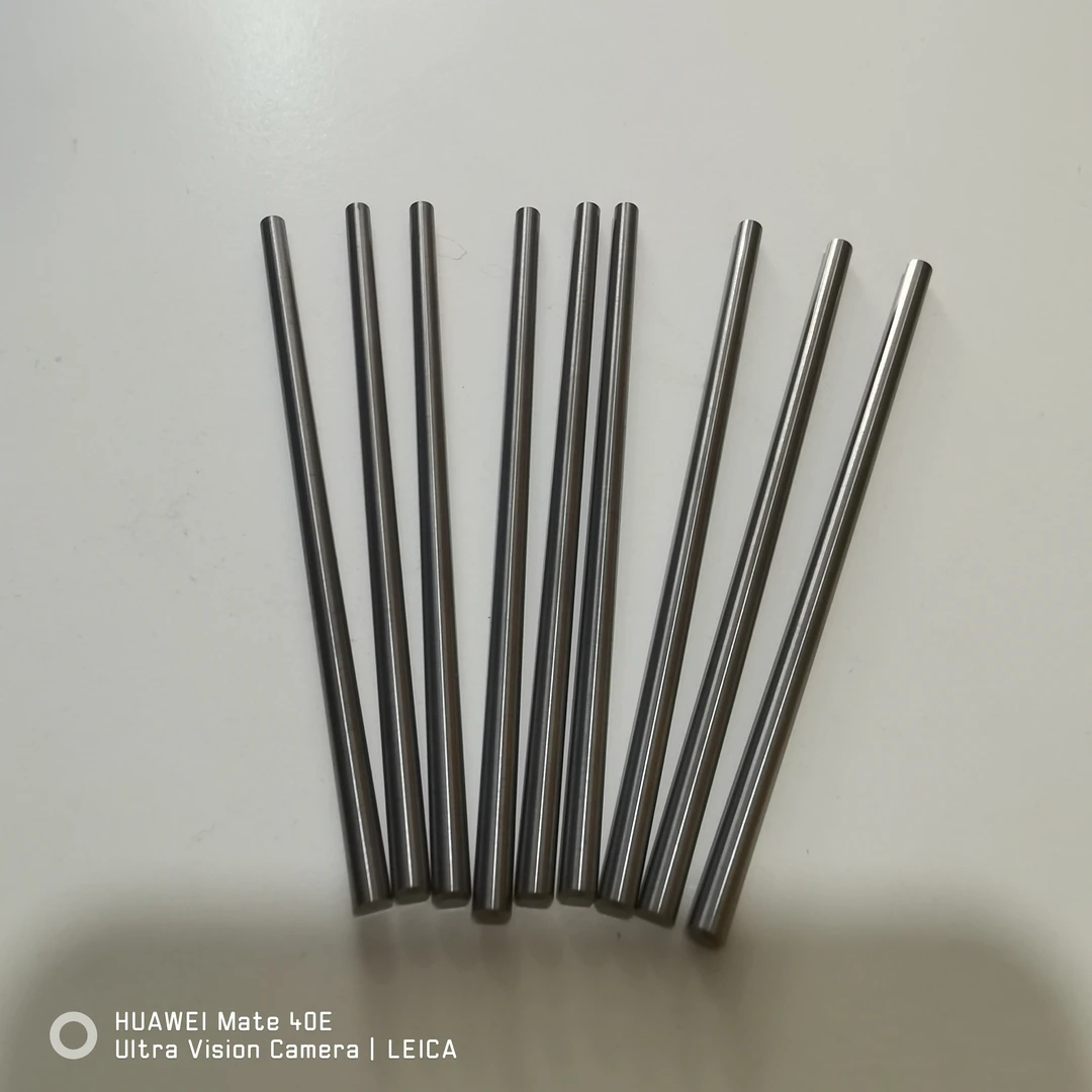 精磨钨钢圆棒超硬耐磨抛光轴磨珠棒硬质合金棒1到20长度100毫米