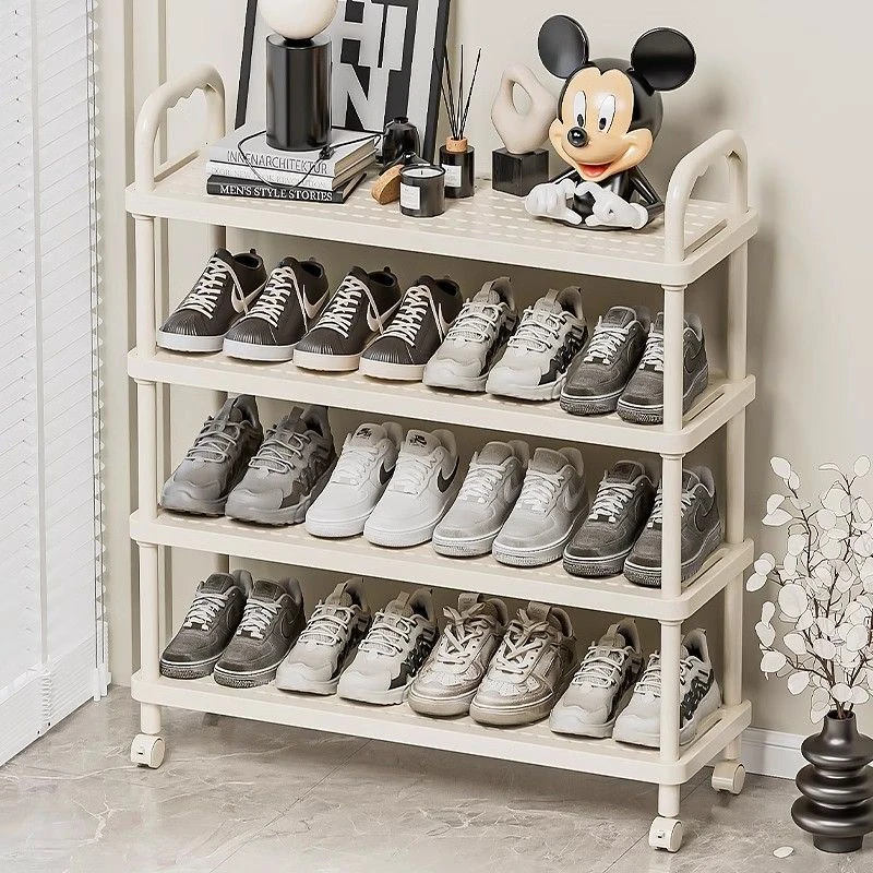 鞋架简易架子铁艺多层门口宿舍室内小型鞋柜家用出租屋窄款收纳