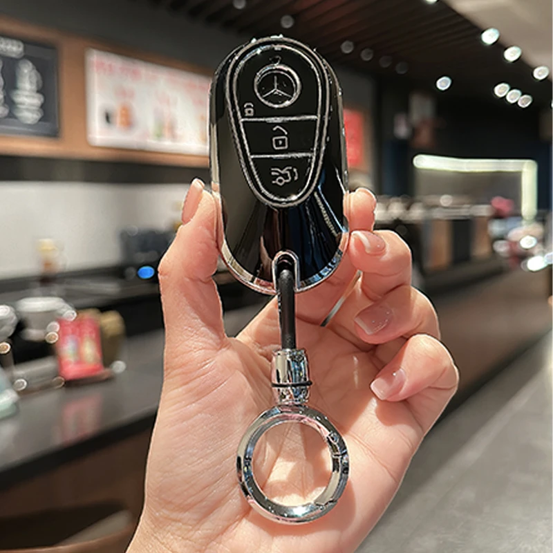 适用2022款奔驰C级钥匙套c260l c200l新S级S400L S450L汽车专用包