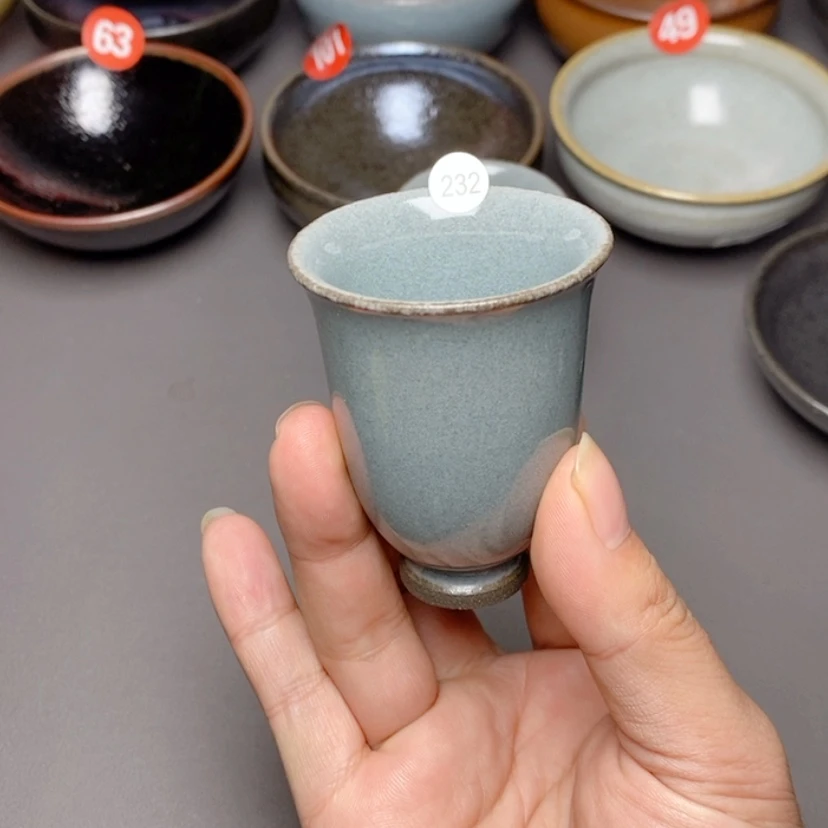 【闪购商品】瓷茶盏我**香古宋龙窑柴烧岩茶品茗 闻香杯