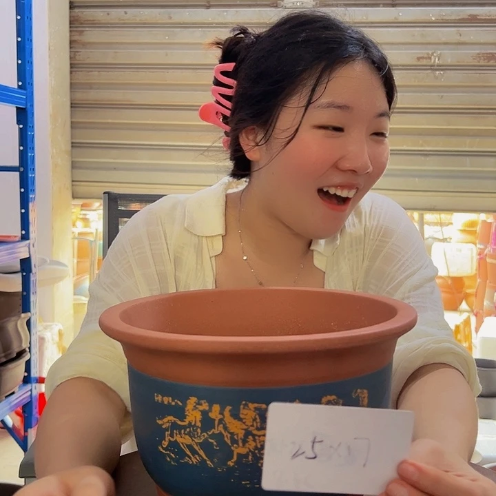 红陶20CM(含)-50CM(不含)25+25八骏图
