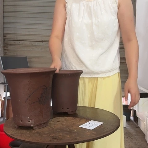 红陶20CM（含）-50CM（不含）兰花盆2