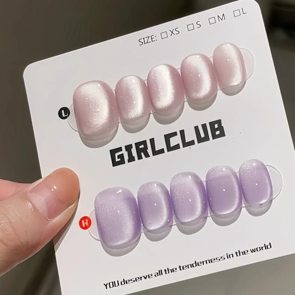 【玻璃珠】GIRLCLUB新款 报恩好物 气质猫眼纯手工穿戴甲