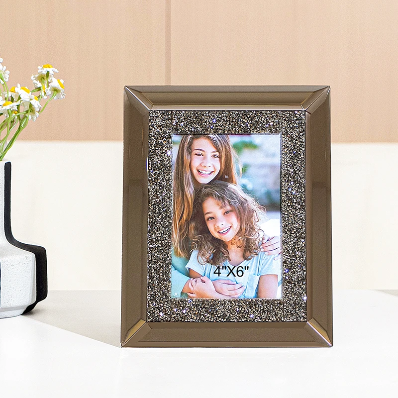 相框摆台高级轻奢全家福婚纱照6寸7手工精致客厅卧室桌面创意摆件