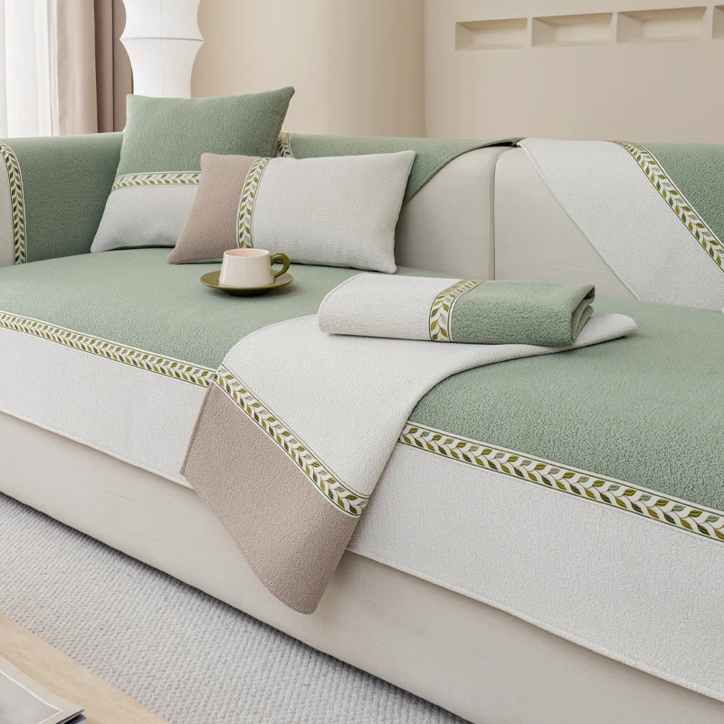 四季通用沙发垫防滑皮沙发套简约加厚弹力全盖靠背巾沙发套盖布巾