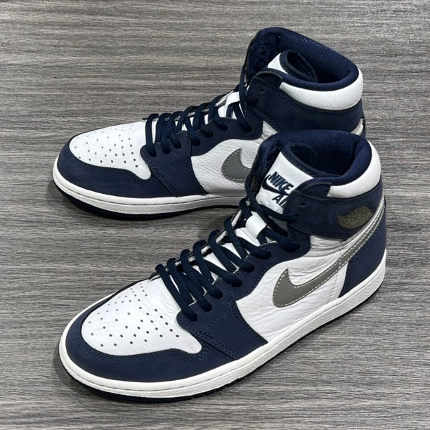 40码/AJ1午夜蓝 高帮篮球鞋 99新 公价2199