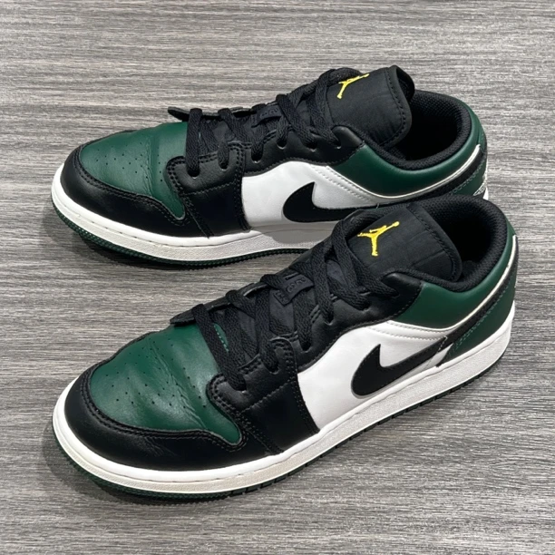 40码/AJ1low黑绿脚趾 低帮篮球鞋