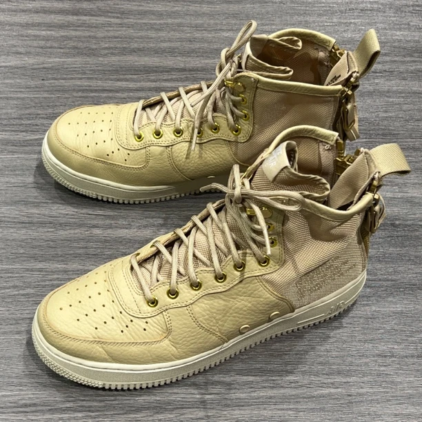 44码/NIKE/SF- Air Force1浅棕/9新/公价1899 店
