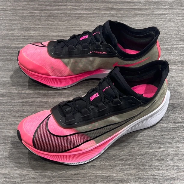 43码/NIKE/Zoom Fly3黑粉/竞速跑鞋/95新/公价2599 店