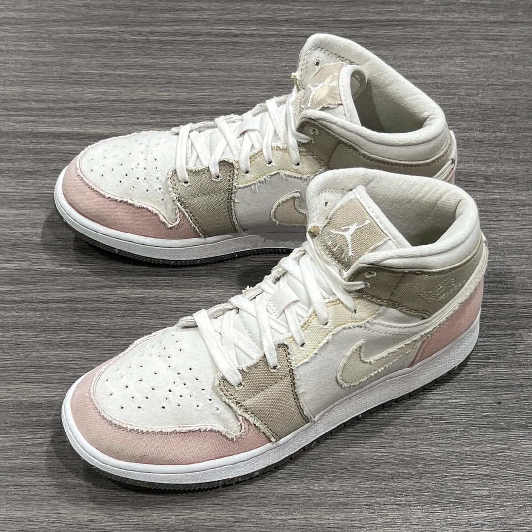 40码/AJ1MID白棕 中帮篮球鞋 9新