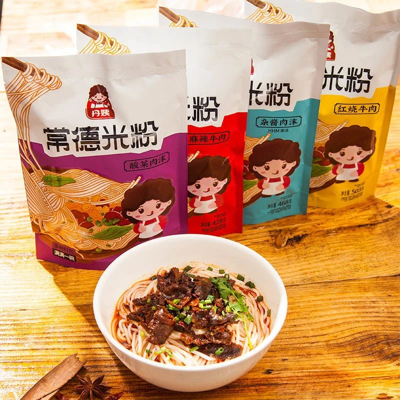 常德津市牛肉粉速食米粉免煮拌粉米线早餐代餐麻辣湖南特产方便