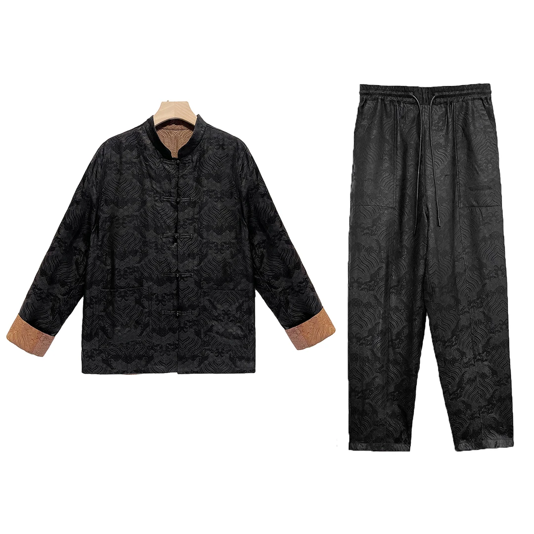 B1226+B1225男款春夏新款唐装套装