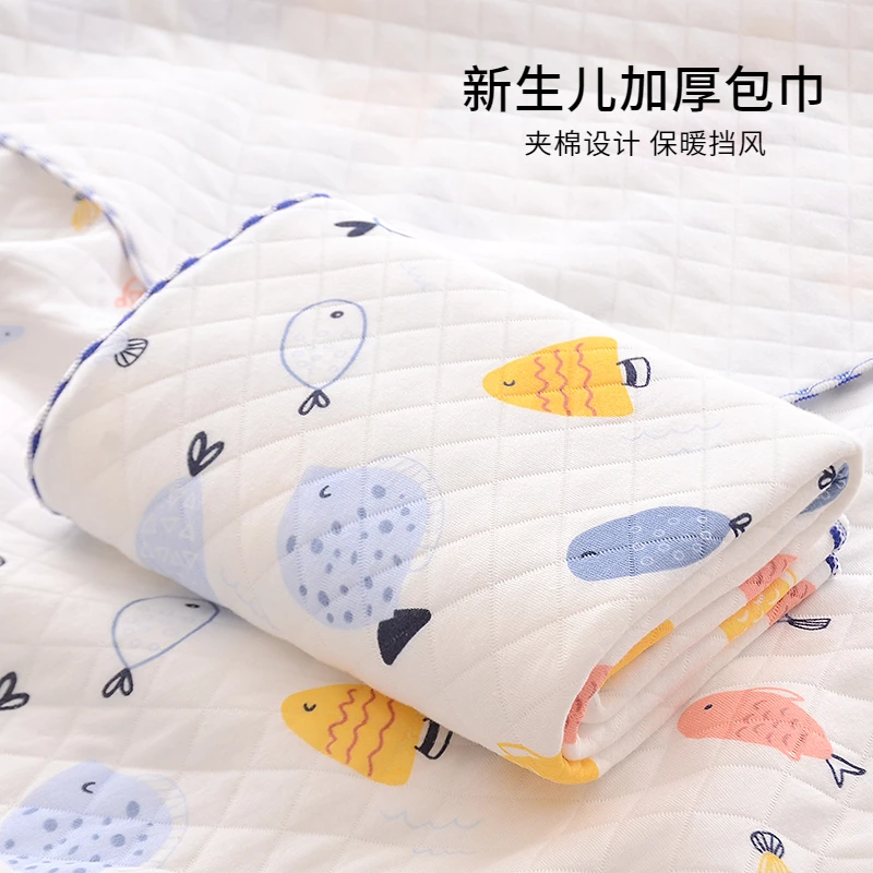 包单婴儿纯棉初生产房包被新生宝宝襁褓裹布包巾春秋冬季加厚用品