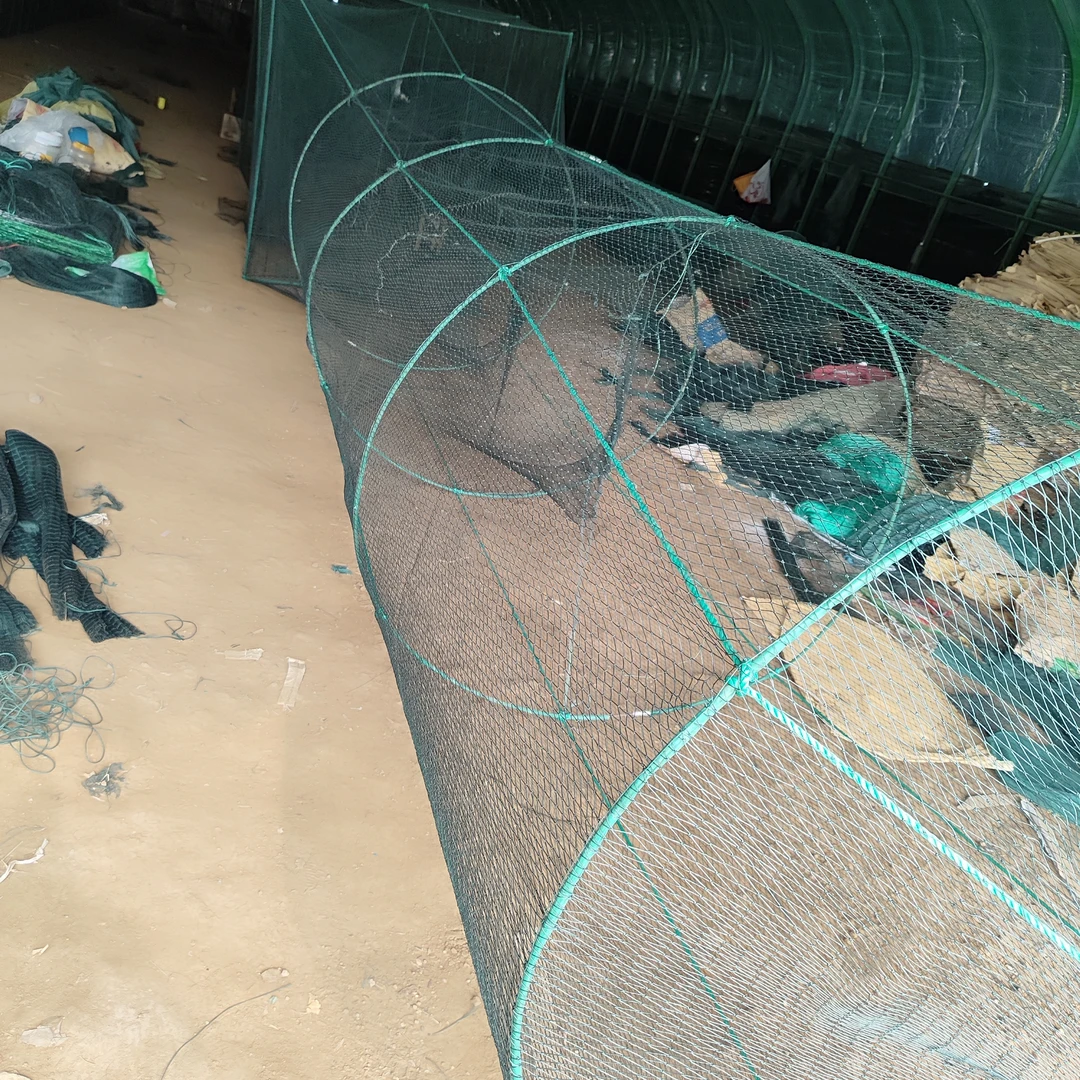 鱼具捕鱼1.5米高1.5宽大小网眼长20米30米40米50米地笼捕鱼笼渔网