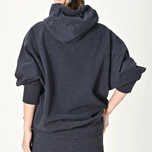 复古新款棉质杂纱休闲连帽运动卫衣MA4SYDZ1164