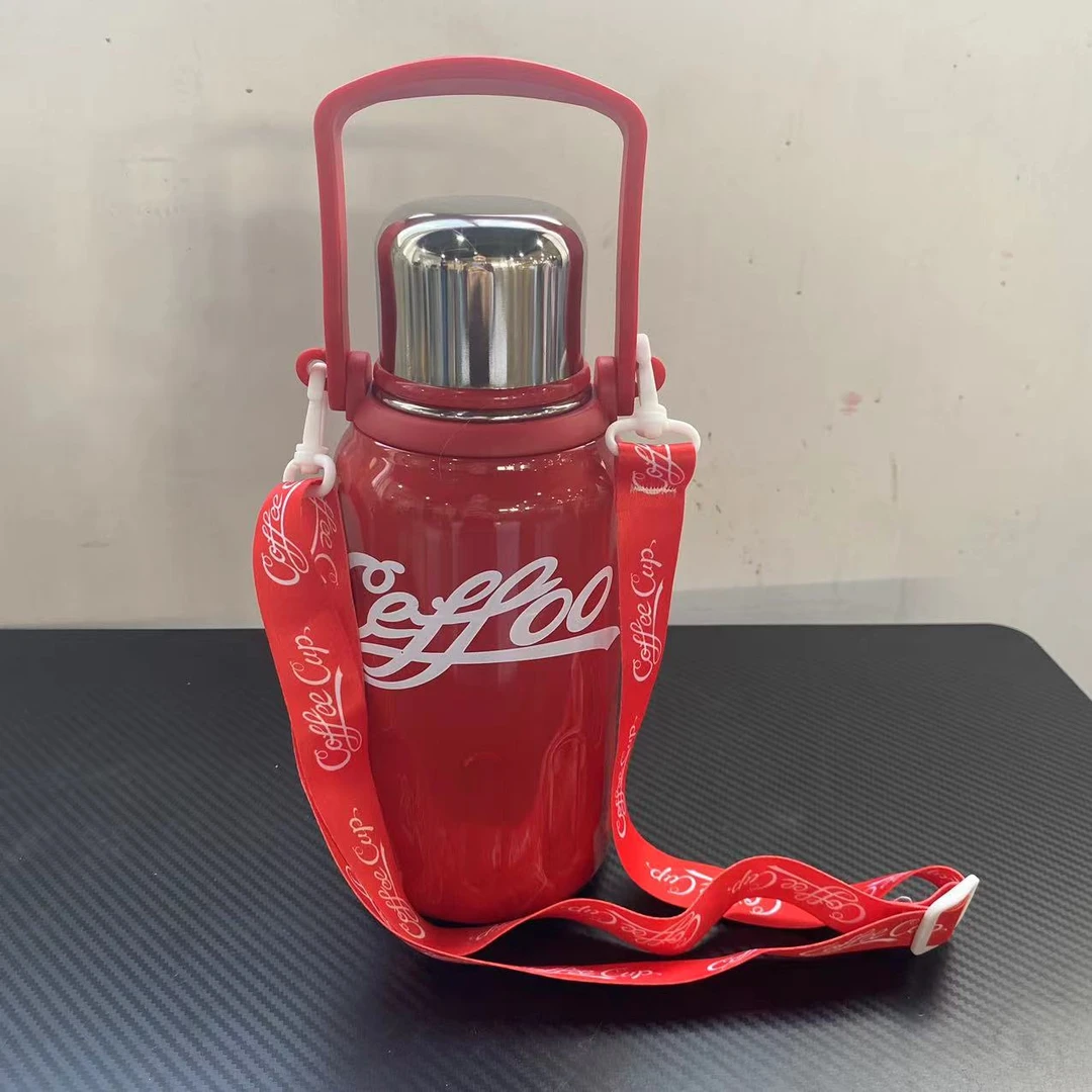 可乐保温杯吸管保温杯学生大容量F