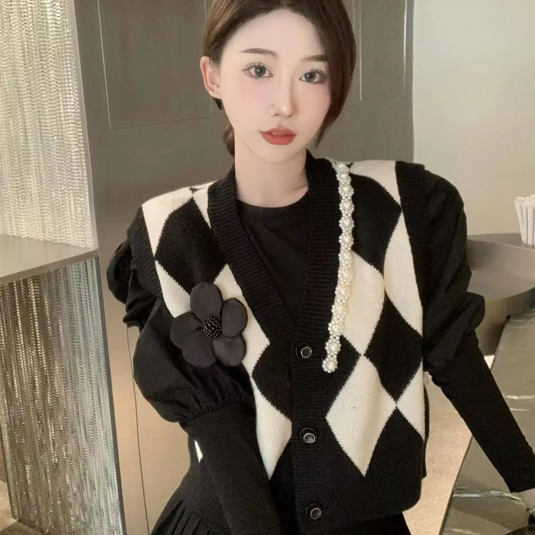 【1-100号】拍编号就行 新10 2025年秋装新款针织衫马甲背心上衣女