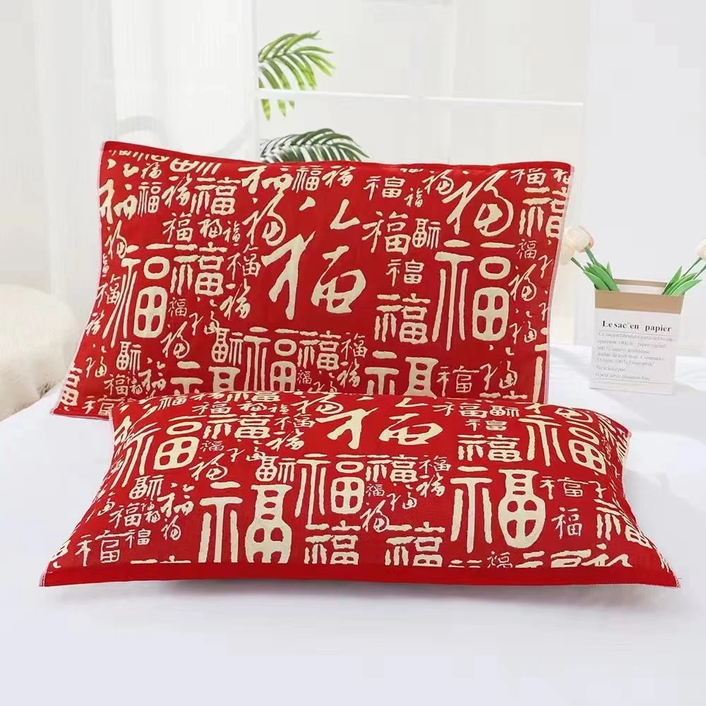 爆款四层纯棉纱布枕巾【52*78cm】不掉色不掉毛耐脏四季通用