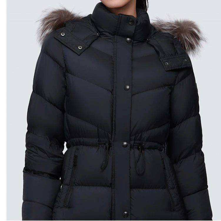 2025新款收腰显瘦95鹅绒长款过膝保暖时尚女羽绒服外套230270款