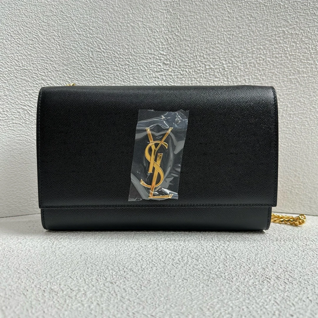 99新 YSL/圣罗兰 【阿庞】j00798/kate/底长24/黑金鱼子酱/闲置成色