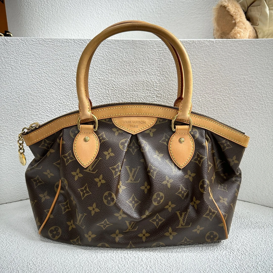 95新 LouisVuitton/路易威登 【阿庞】j01556/老花饺子包/底长28
