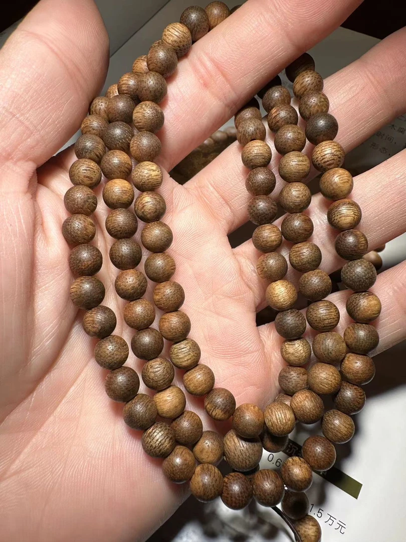 【新人见面礼】老惠安圆珠长串7mm*108 c12 多样性发其一