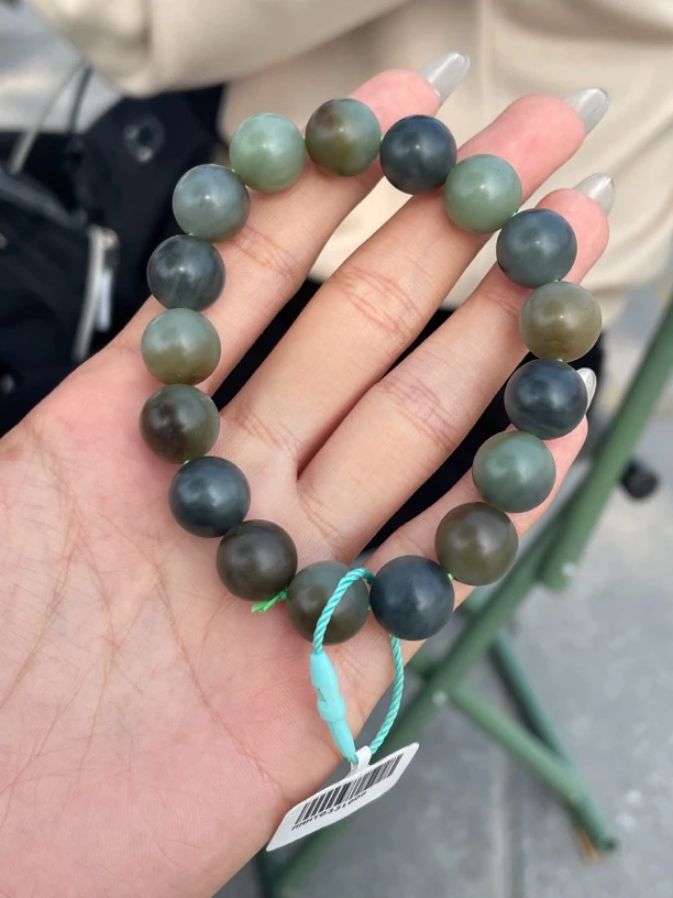 天然和田玉手串卡12