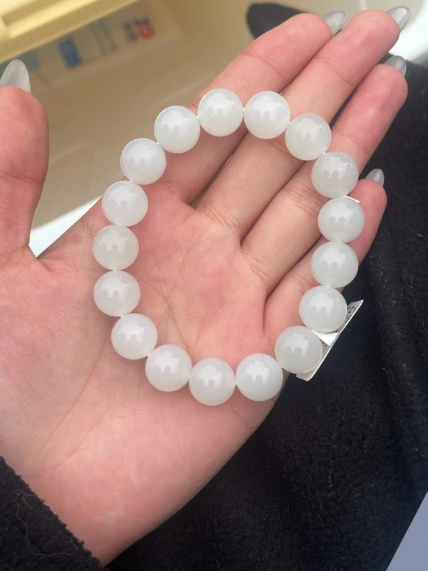 天然和田玉手串12