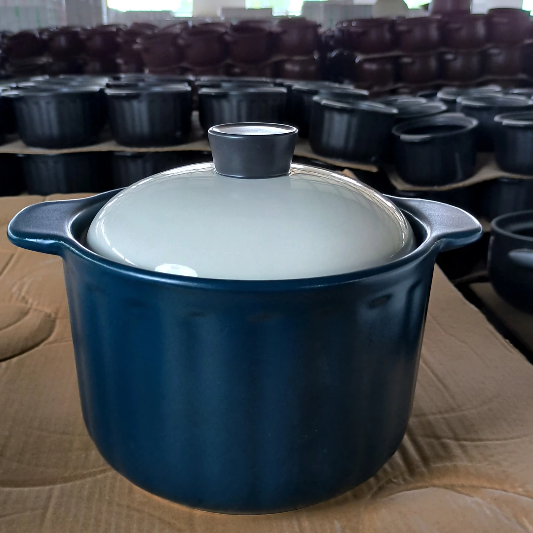 【蓝采和系列】陶瓷砂锅 炖锅 浮雕工艺汤煲