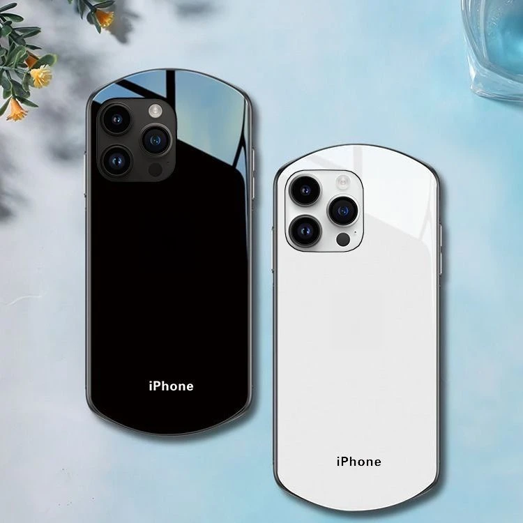 苹果15pro手机壳原标logo新款15promax全包15plus椭圆形14pro防摔
