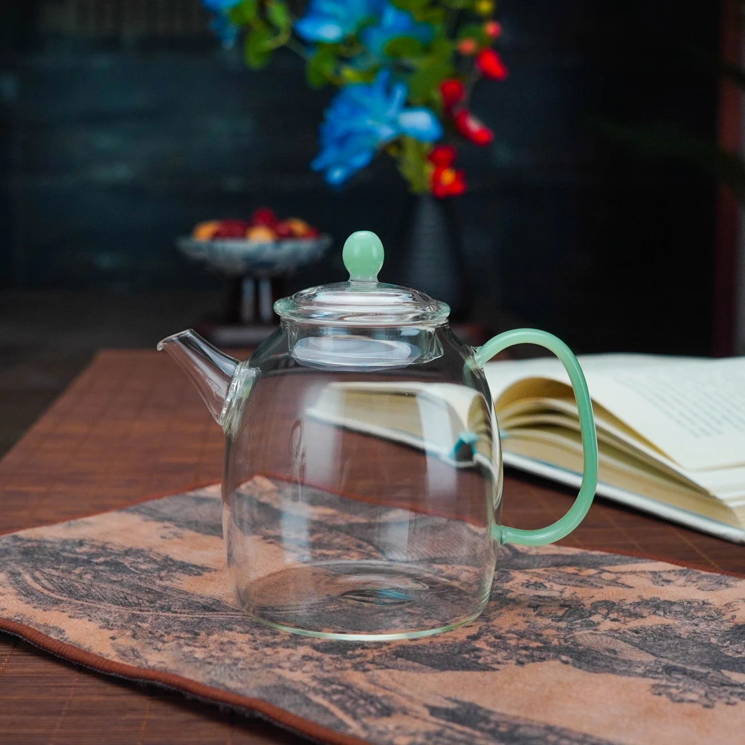 晶焱秦权壶泡茶壶新中式茶壶300cc纯手工加厚泡壶分茶家用分茶