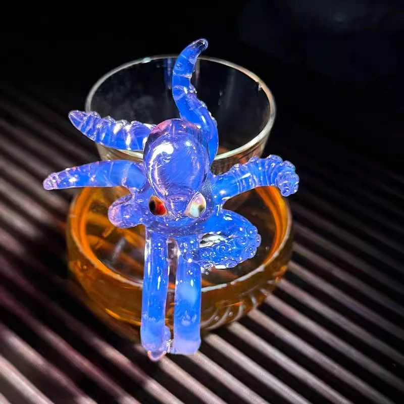 晶焱减压八爪鱼玻璃侧把公道杯创意分茶器家用高硼硅高级感茶具