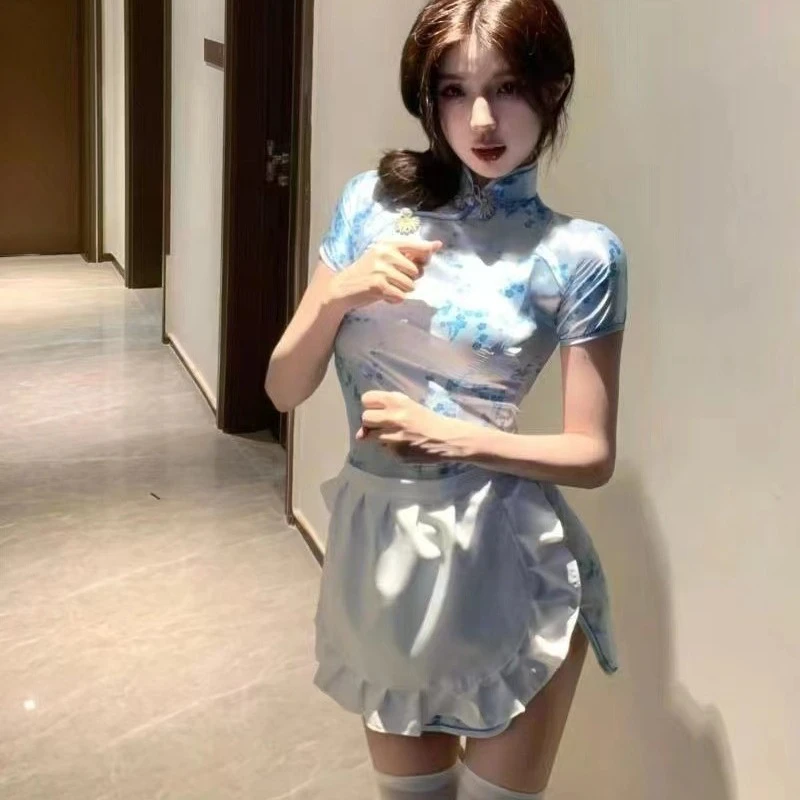 中华娘激情免脱诱惑情女调情制服纯欲风仆人性感