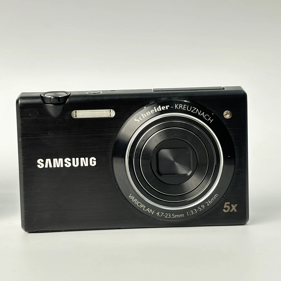 95新 Samsung/三星 mv800黑色1610万5倍变焦复古ccd数码相机