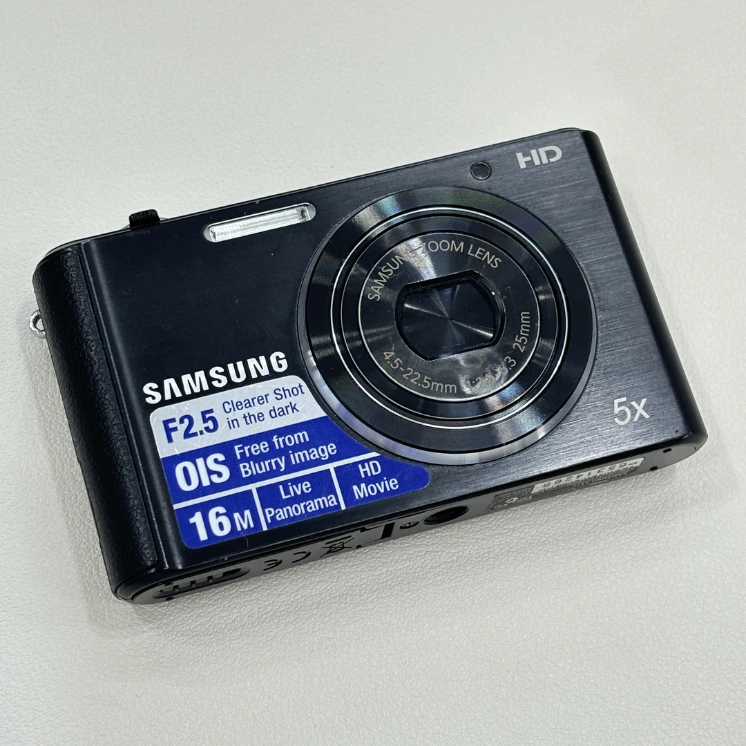 95新 Samsung/三星 st77黑色1600w像素5倍光学变焦复古ccd相机