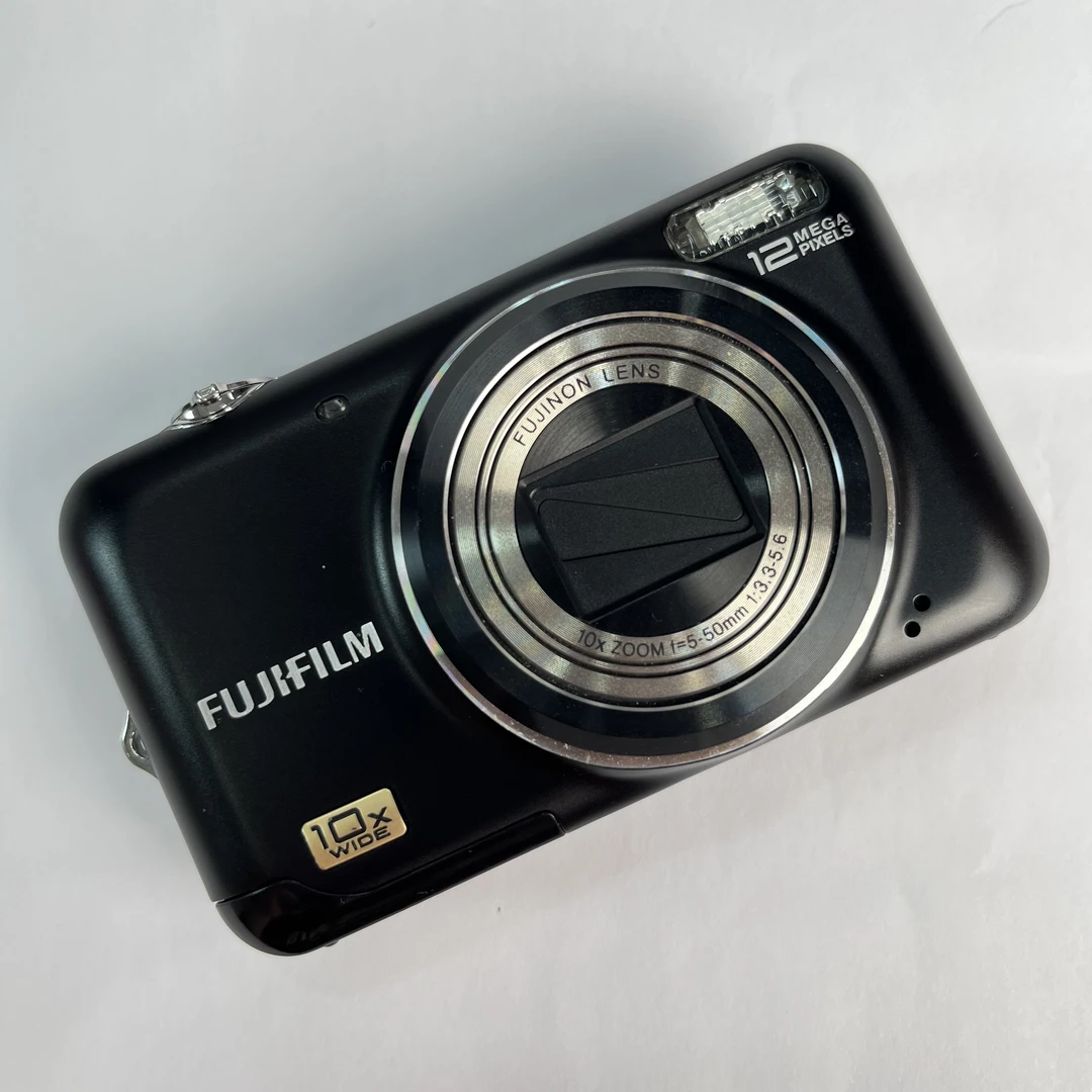 95新 Fujifilm/富士 jz305黑色1200万像素10倍变焦复古ccd相机