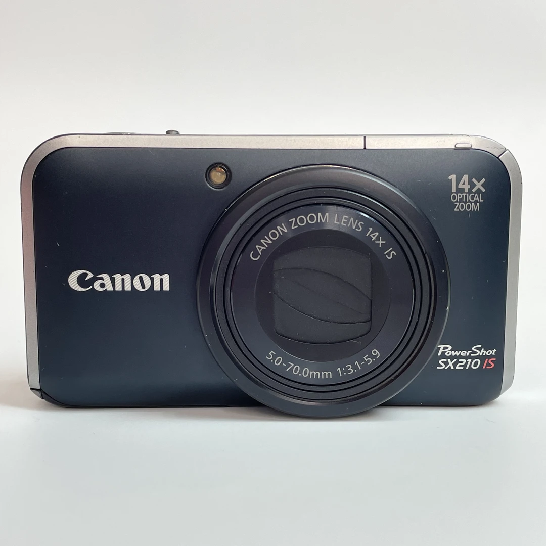 95新 Canon/佳能 sx210黑色1400万像素14倍变焦复古ccd数码相机