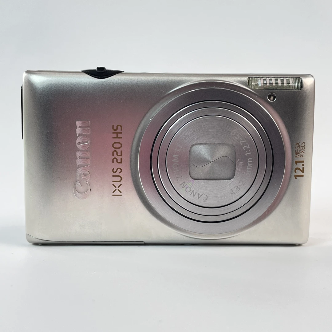 95新 Canon/佳能 ixus220银色1210万像素5倍变焦复古ccd数码相机