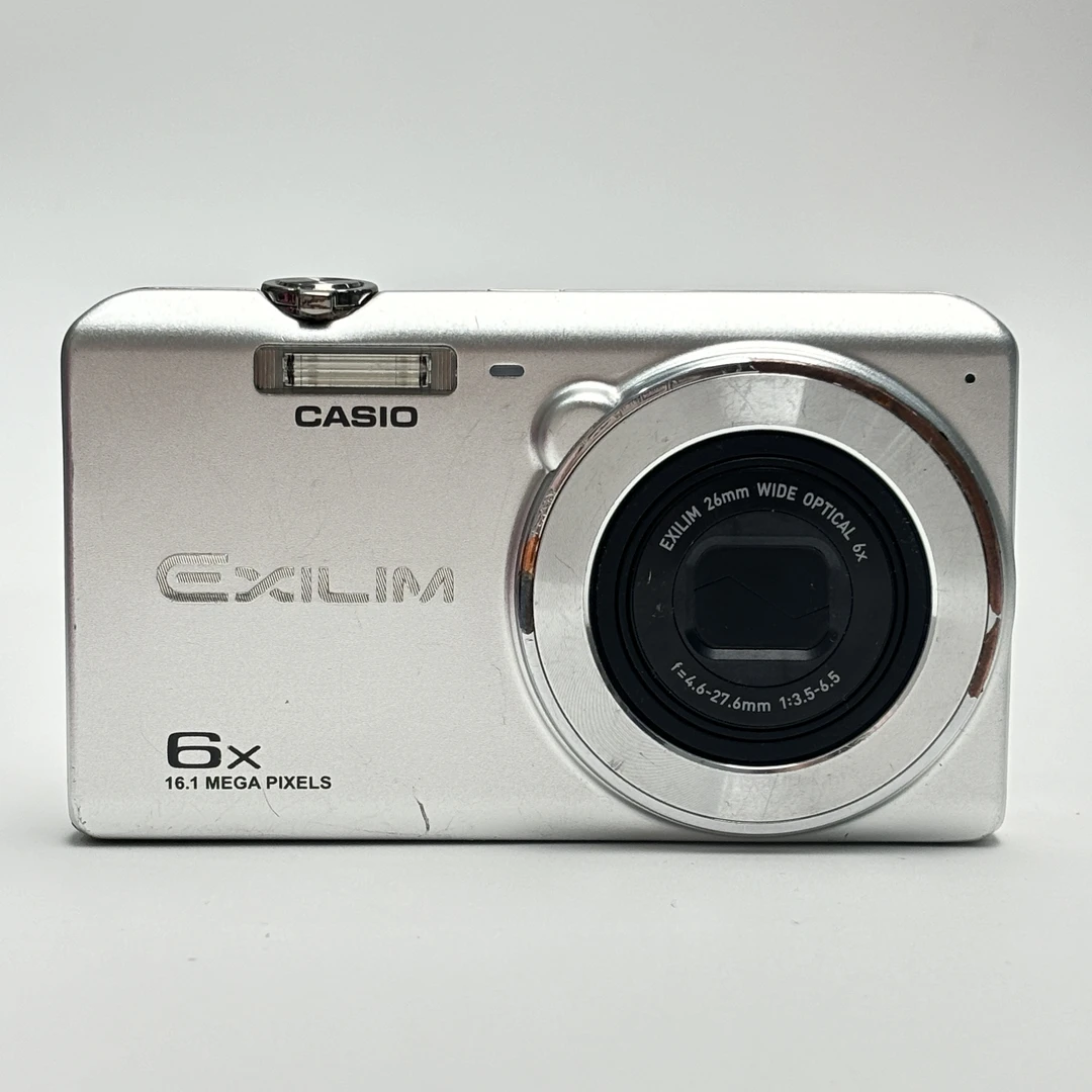 9新 Casio/卡西欧 zs20银色1610万像素6倍变焦自带美颜磨皮ccd
